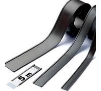 Porte-étiquettes magnétique profil en C pour étiquettes 5 m avec film de protection - Idéal pour le marquage et l'étiquetage mobiles, profil en C : largeur 10 mm - Longueur 5 m