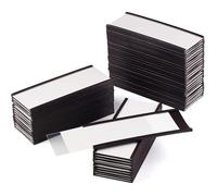Porte-Étiquettes Magnétiques 50pcs 40MM X 100MM Étiquettes Magnétiques Inscriptible Amovible Sans Saleté pour le 40MM * 100MM