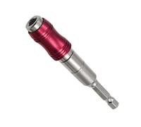 Porte-extension de Foret Magnétique Pivotant 6,35mm pour Embout | Acier Chrome-vanadium, Interface Hexagonale 6,35mm, Revêtement de Surface, Rouge