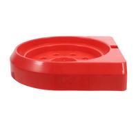 Porte-extincteur en Plastique Rouge au Sol pour Extincteur 3-8 kg | Base Légère, Installation Stable, Accès Rapide, Compatible Poudre Abc, Adaptée aux Véhicules, Campings et Réceptions
