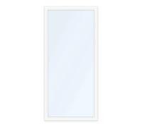 Porte-fenêtre 100x215 cm, pvc, aluplast IDEAL 4000, blanc, 1 vantail, vitrage fixe, configuration personnalisée