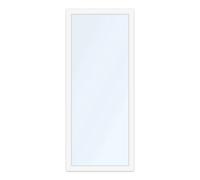 Porte-fenêtre 90x215 cm, pvc, aluplast IDEAL 4000, blanc, 1 vantail, vitrage fixe, configuration personnalisée