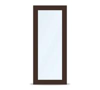 Porte-fenêtre marron, pvc, aluplast IDEAL 4000, 510 x 1760 mm, décor brun à l'extérieur, intérieur blanc, 1 vantail oscillo-battant DIN gauche