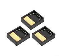 Porte-Fer Soudure Résistant Haute Température Porte-Fer Soudure | Compatible fers variés, éponge incluse, nettoyage rapide pointe, sécurité accrue, usage pro et amateur