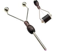 Porte-fil de bobine pour nouer des mouches, bobine de pêcheur pour nouer des mouches, enfile-aiguille réglable pour attacher des mouches en acier inoxydable, équipement de pêche à la mouche portable