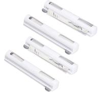Porte-films Set de 4 coupe-films magnétiques - film alimentaire & papier aluminium - hxlxD 5x37x8 cm - Cuisine Blanc