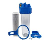 Porte Filtre à Eau 9""3/4 - 20/27f + Filtre 2 En 1 (ca + 5µm)