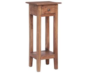 Porte-fleurs 30x30x75 cm Vieux bois massif