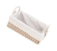 Porte-fleurs Panier Fait Main en Corde et Tissu pour Rangement Maison | Aspect , Texture Fine, Usage Intérieur, pour Fleurs Fraîches ou Sèches, Style Tressé