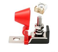Porte-fusible 400 A, porte-fusible étanche 400 A, bloc métallique 1/2 voies pour véhicules marins, camping-cars, systèmes CC avec protection sensible contre les surcharges et détection de chauffage (A