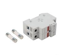 Porte-fusible PV 2P 1000V DC pour Fusible 10x38mm(16A) | Compatible fusible 10x38mm, tension 1000V DC, courant 32A, pour idéal panneaux solaires