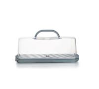Porte gateaux rectangle 36x16x13,30 cm plastique 36.00x16.00 cm
