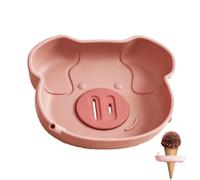 Porte-glaces à l'eau pour,Manchon Réutilisable Anti-Goutte Forme Animale,Avec support pour stick, lavable au lave-vaisselle - pour Maison Voyage Été Fête