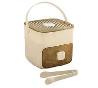 Porte-glaçons lavable lave-vaisselle avec couvercle hermétique Moules à glace en silicone antiadhésifs lavables lave-vaisselle avec boîte de rangement Plateau de bloc de congélation en avec
