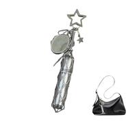 Porte-gloss à lèvres pour sac à main | Porte-clés 2 en 1 - Support de brillant à lèvres avec miroir | Pour femmes et filles - Rangement à la maison, en voyage