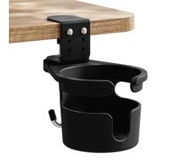 Porte-gobelet de bureau avec une pince Support robuste avec fixation par | Support à boisson de bureau Pour Mug Tasse À Café Bouteille D'Eau Gourde Et Gobelet T
