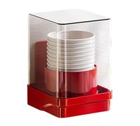 Porte-gobelet en Papier à sans perçage requis, matériaux ABS Pet PP Robustes, de Place pour Les Bureaux de Cuisine, Porte-gobelet en Plastique
