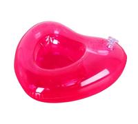 Porte-gobelet Flottant pour Piscine | Plateau Flottant en PVC Motif Cœur - Porte-Gobelet Gonflable - pour lac, Plage, fêtes, Bord Piscine, Vacances Plage, activités Nautiques, Spa
