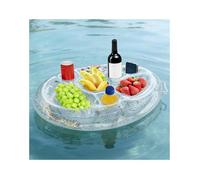Porte-gobelet gonflable 8 trous,porte-gobelet,piscine,sous-verres flottants,plateau flottant 2 en 1,bar de piscine