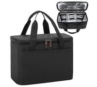 Porte-gobelet isotherme à 3 tasses avec séparateurs réglables - Porte-boissons réutilisable, pour trajet, voyage, café, voiture, bureau, plage, pique-nique, sports de plein air