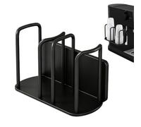 Porte-gobelet magnétique Base stable en métal à grande capacité sans | porte-tasse magnétique à café pour machines à café, fontaines à eau, cuisine, salon de thé, bureau