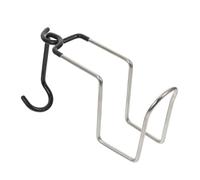 Porte-gobelet Multifonction Extérieur en Acier Inoxydable, 20,5x9x6cm | Fixation par Pince Antidérapante, Double Crochet, Support Stable pour Poteau de Tente, Chaise de Camping