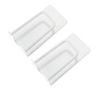 Porte-gobelet Mural 7,9x4x2,8 CM 2 pièces, en Acier Inoxydable 304 | Installation sans Outil, Design Suspendu, pour Gobelets de Rinçage et Brosses, Salle de Bain ou Camping