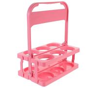 Porte-gobelet Portable Pliable en PP Rose pour Table Ambiance Bavaroise | Léger, Résistant à L’usure Chocs, Usage Comptoir ou Pique-niques, pour Sportifs et Encadrants