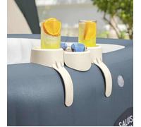 Porte-gobelet pour spa - WIENS - 35x23,2x20,5 cm - PP, ABS - Deux porte-gobelets - Plateau intégré