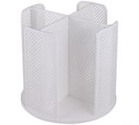 Porte-gobelet rotatif à 360 degrés pour gobelets en carton - Support de rangement réglable pour bureau et cuisine - Noir pour PS en plastique 22 x 24 cm (blanc)