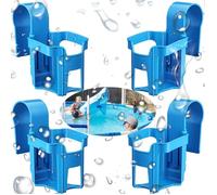 Porte Gobelets Piscine: Lot de 4 Porte-Boissons Détachable pour Fêtes d'été, Plage, Baignoires