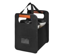 Porte-gobelets - Porte-bouteilles - Porte-gobelet pliable - Porte-gobelet de plage - Pour porter des cocktails - Protège le chaud et le froid - En plastique - 6 trous - Réutilisable