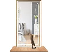 Porte grillagée pour chat-Convient pour les portes de 110 cm x 220 cm-Moustiquaire de sécurité pour animaux de compagnie