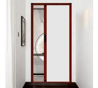 Porte intérieure pliante rétractable - Cloison d'intimité sans perçage - 91,4 x 203,2 cm - Réglable pour des largeurs de 61 à 177,8 cm - Tissu cellulaire moderne pour une décoration d'intérieur