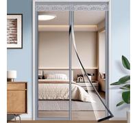Porte Isolant Transparent PVC, Rideau Thermique Coupe-Froid et Anti-Courant d'Air pour Économie d'Énergie, pour Porte de Maison ou Cuisine