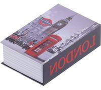Porte-livres portable avec serrure à combinaison - Porte-monnaie secret avec serrure à code - Design moderne, 18 x 116 x 55 cm, métal, noir
