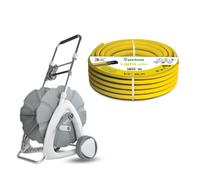 Porte-manguette pour tuyau d'arrosage + Tuyau d'arrosage Vartco Light Plus 1/2", 20 mètres, Agaplast