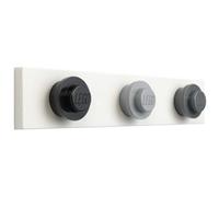 Porte Manteau 3 Patères en forme de LEGO - Noir