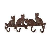 Esschert Design Crochets pour chat LH180 Fonte Finition marron antique