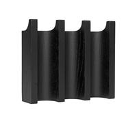 Porte-manteau Colonne en Chêne Laqué Noir