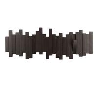 Umbra Sticks Portemanteau mural 5 crochets rabattables, Espresso