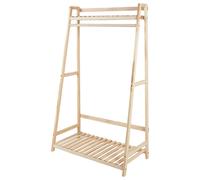 Porte-Manteau en Bois et Bambou Porte-Vêtements Bois Clair Baker