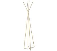 Porte-manteau en fer champagne 43x180x43cm Doré