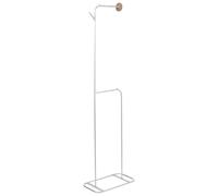 Porte-Manteau en Fer Sur Pied 171 cm Support à Vêtements Argenté Eureka