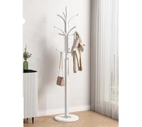 Porte-Manteau en métal à la Manteau en métal avec 6 Crochets pour la Chambre de Bureau à Domicile et Le Couloir - Space-Saving Tree Design