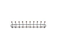 Porte-manteau Horizontal Maze Bill en L , Noir/frêne Foncé