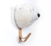 Porte-manteau mini Ours blanc