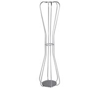 Porte-Manteau Moderne Rangement Manteaux Vêtements en Acier Argenté Ordway