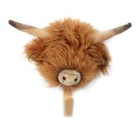 Porte manteau mural en acrylique 23x23 cm vache highland collection SOFT ANIMAL