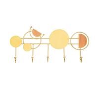 Porte-manteau mural en métal multicolore, 47 x 5 x 22 cm